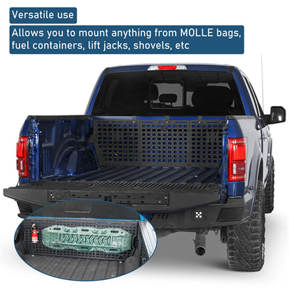 Front Bed MOLLE Panel For 2015-2025 Ford F-150 5.5ft Bed Single - Ultralisk4x4