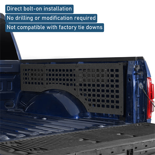 Bed Side MOLLE Panels - Pairs For 2015-2025 Ford F-150 5.5ft Bed - Ultralisk4x4