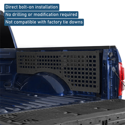 Bed Side MOLLE Panels - Pairs For 2015-2025 Ford F-150 5.5ft Bed - Ultralisk4x4