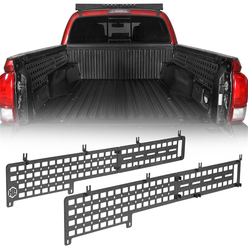 Bed Side MOLLE Panels - Pairs For 2005-2023 Toyota Tacoma 5ft Bed - Ultralisk4x4