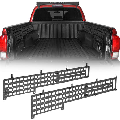 Bed Side MOLLE Panels - Pairs For 2005-2023 Toyota Tacoma 5ft Bed - Ultralisk4x4
