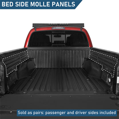Bed Side MOLLE Panels - Pairs For 2005-2023 Toyota Tacoma 5ft Bed - Ultralisk4x4