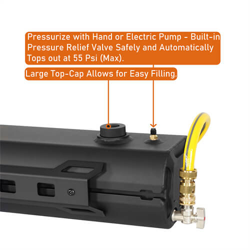 Portable Pressurized Water Tank Storage For Overland Off-Road Vehicles, Pick-up Trucks, Outdoor Activities Water Supply- Ultralisk4x4 - u9915s - 8