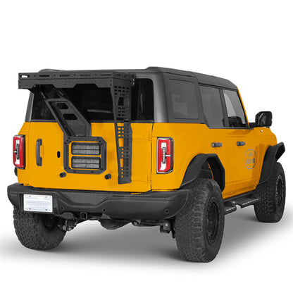 Tailgate Basket Rear Cargo Rack System For 2021-2025 Ford Bronco - Ultralisk4x4
