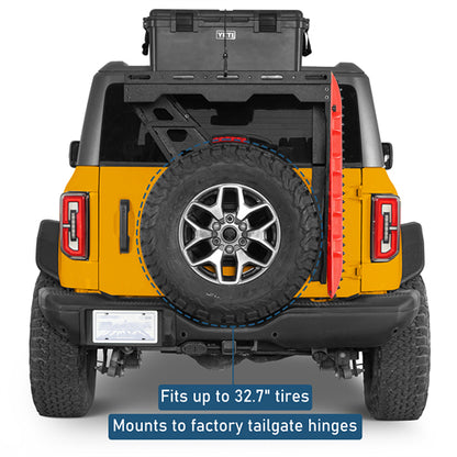 Tailgate Basket Rear Cargo Rack System For 2021-2025 Ford Bronco - Ultralisk4x4