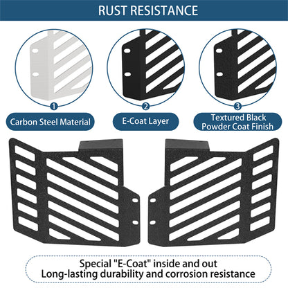 Radiator Guard Protection Plate Kit For 2008-2010 Porsche Cayenne 957 - Ultralisk4x4