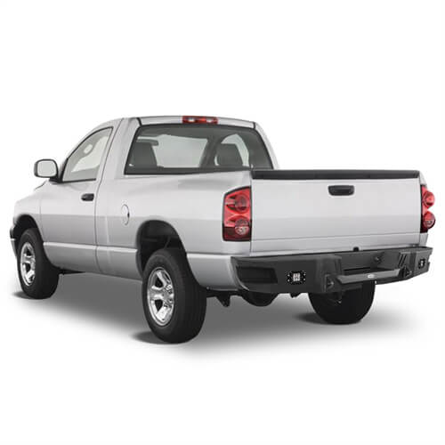 Ram 1500 Rear Bumper w/LED Floodlights For 2002-2008 Ram 1500 - Ultralisk 4x4