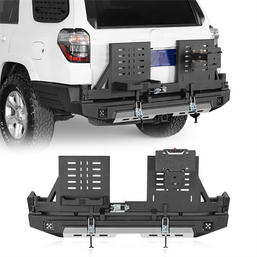 KarooCargo Rear Bumper w/ 5.3-Gallon Jerry Can Holder For 2010-2024 Toyota 4Runner - Ultralisk4x4