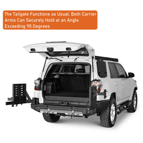 KarooCargo Rear Bumper w/ 5.3-Gallon Jerry Can Holder For 2010-2024 Toyota 4Runner - Ultralisk4x4