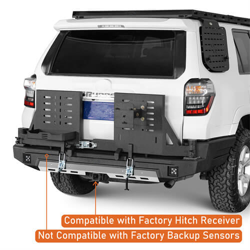 KarooCargo Rear Bumper w/ 5.3-Gallon Jerry Can Holder For 2010-2024 Toyota 4Runner - Ultralisk4x4