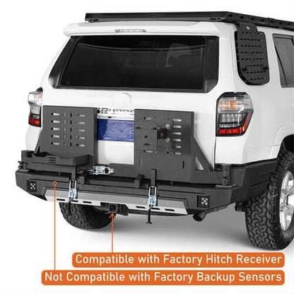 KarooCargo Rear Bumper w/ 5.3-Gallon Jerry Can Holder For 2010-2024 Toyota 4Runner - Ultralisk4x4