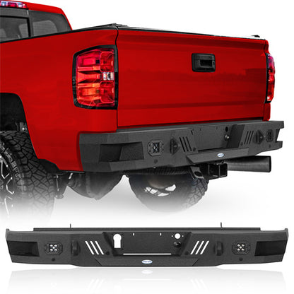 Rear Bumper For 2011-2019 Chevy Silverado 2500HD/3500HD & GMC Sierra 2500HD/3500HD - Ultralisk4x4