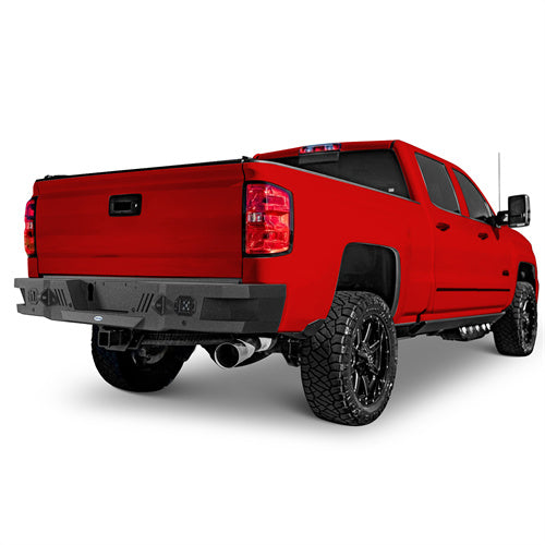 Rear Bumper For 2011-2019 Chevy Silverado 2500HD/3500HD & GMC Sierra 2500HD/3500HD - Ultralisk4x4