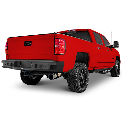 Rear Bumper For 2011-2019 Chevy Silverado 2500HD/3500HD & GMC Sierra 2500HD/3500HD - Ultralisk4x4