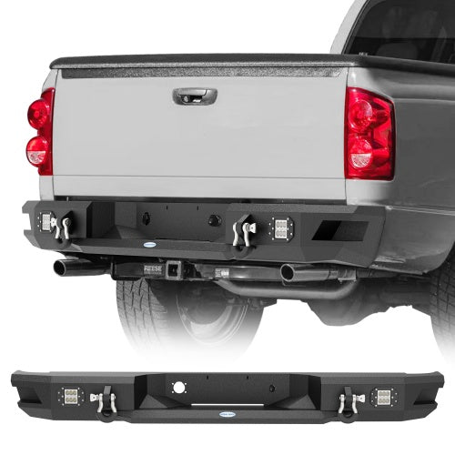 Ram 1500 Rear Bumper w/LED Floodlights(02-08 Dodge Ram 1500) - Ultralisk 4x4