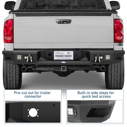 Ram 1500 Rear Bumper w/LED Floodlights(02-08 Dodge Ram 1500) - Ultralisk 4x4
