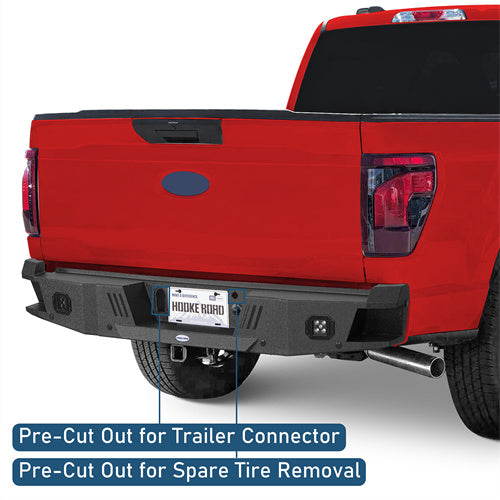 Off-Road Guardian I Rear Bumper For 2021-2025 Ford F-150(Excluding Raptor & Tremor) - Ultralisk4x4