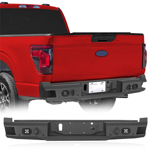 Aftermarket Rear Bumper For 2021-2025 F-150 (Excluding Raptor & Tremor) - Ultralisk4x4