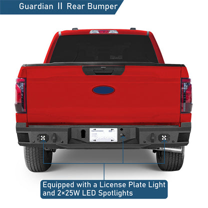 Aftermarket Rear Bumper For 2021-2025 F-150 (Excluding Raptor & Tremor) - Ultralisk4x4