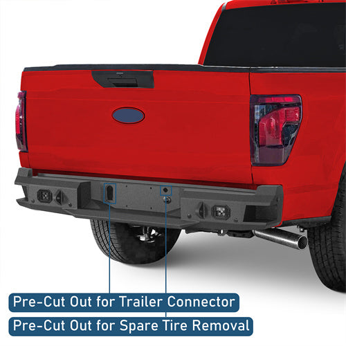 Aftermarket Rear Bumper For 2021-2025 F-150 (Excluding Raptor & Tremor) - Ultralisk4x4