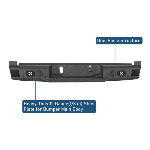 Aftermarket Rear Bumper For 2021-2025 F-150 (Excluding Raptor & Tremor) - Ultralisk4x4