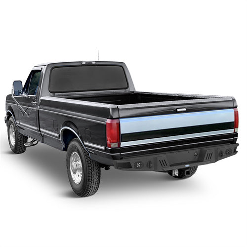 Aftermarket Rear Bumper For 1992-1996 Ford F-150 F-250 F-350 - Ultralisk4x4-u8541-2