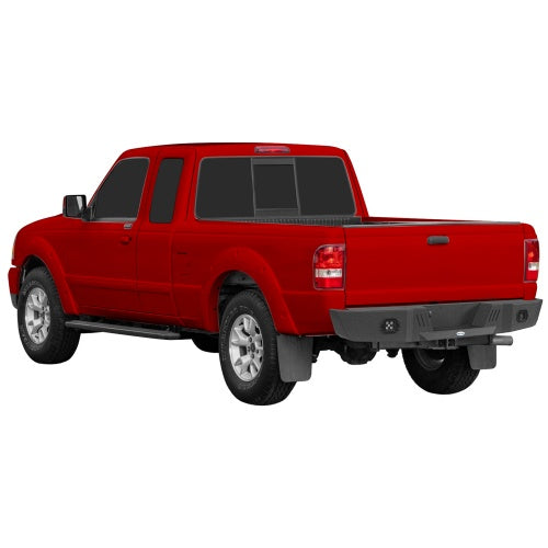 Off-Road Rear Bumper w/ LED Spotlights For 1993-2011 Ford Ranger Fleetside - Ultralisk4x4