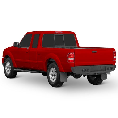 Road Trip Rear Bumper w/ LED Spotlights For 1993-2011 Ford Ranger Fleetside - Ultralisk4x4