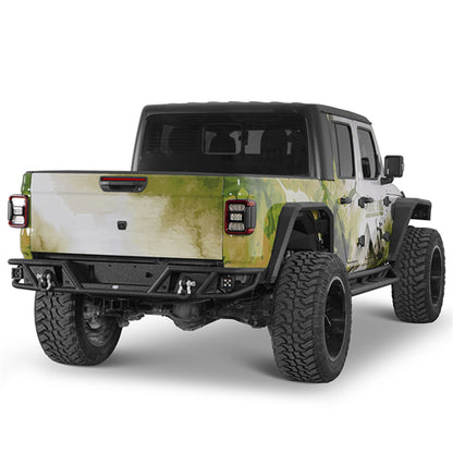 Tubular Rear Bumper For 2020-2025 Jeep Gladiator JT - Ultralisk4x4