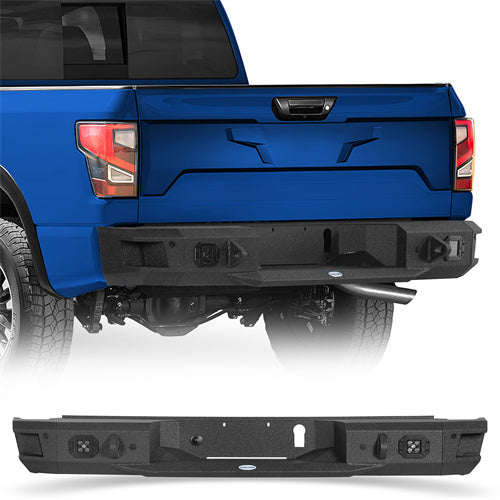 Aftermarket Rear Bumper For 2017-2024 Nissan Titan (Excluding Titan XD) - Ultralisk4x4