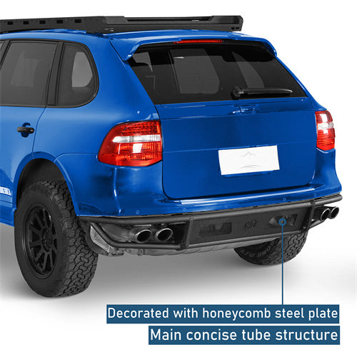 Basion Tube Rear Bumper For 2008-2010 Porsche Cayenne 957 - Ultralisk4x4