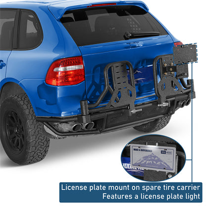 KarooCargo Rear Bumper For 2008-2010 Porsche Cayenne 957 - Ultralisk4x4