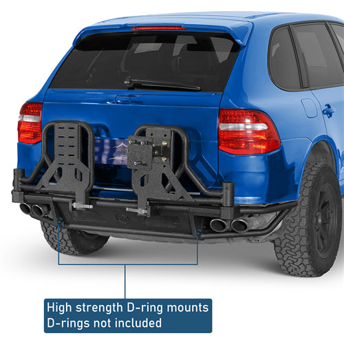 KarooCargo Rear Bumper For 2008-2010 Porsche Cayenne 957 - Ultralisk4x4