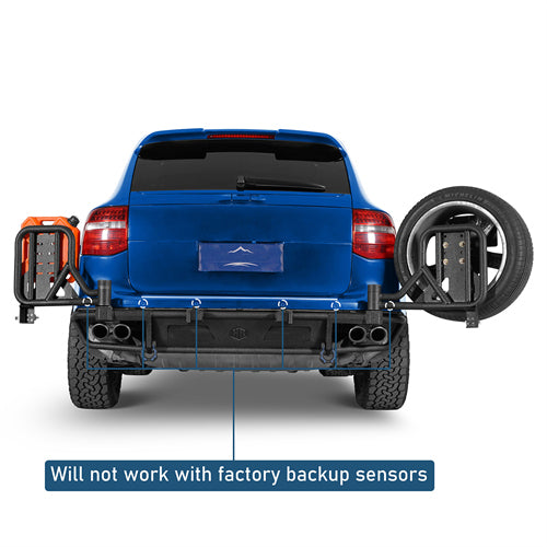 KarooCargo Rear Bumper For 2008-2010 Porsche Cayenne 957 - Ultralisk4x4