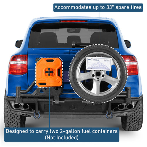 KarooCargo Rear Bumper For 2008-2010 Porsche Cayenne 957 - Ultralisk4x4