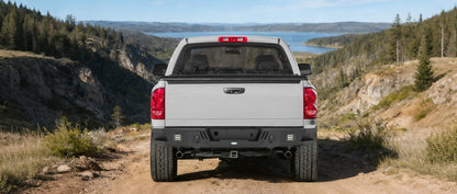 Ram 1500 Rear Bumper w/LED Floodlights For 2002-2008 Ram 1500 - Ultralisk 4x4