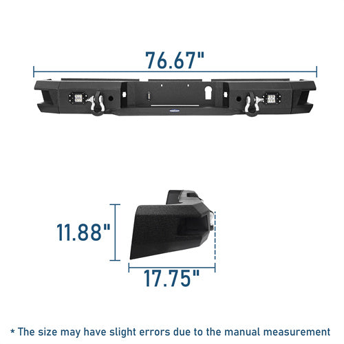 Road Trip Front & Rear Bumper For 2010-2018 Ram 2500 - Ultralisk4x4
