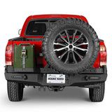 Rear Bumper w/Tire Carrier, Jerry Can Holder for 2005-2015 Toyota Tacoma - ultralisk4x4 b4013 3