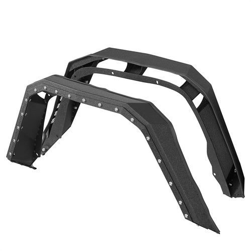 Armour Style Rear Fender Flares For 2020-2025 Jeep Gladiator JT - Ultralisk4x4-u7020-3