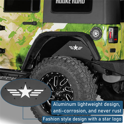 Off-road Aluminum Rear Inner Fender Liners For 2007-2018 Jeep Wrangler JK - Ultralisk4x4-u2118-6