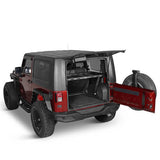 Rear Trunk Basket Cargo Rack For 2007-2018 Jeep Wrangler JK - Ultralisk4x4-u2096s-3