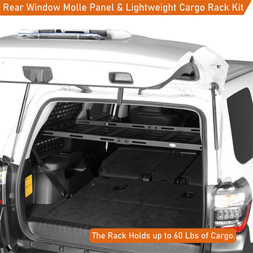 Rear Window Molle Panel & Interior Cargo Rack For 2010-2024 Toyota ...