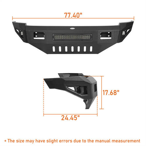 Road Trip Front & Rear Bumper For 2010-2018 Ram 2500 - Ultralisk4x4