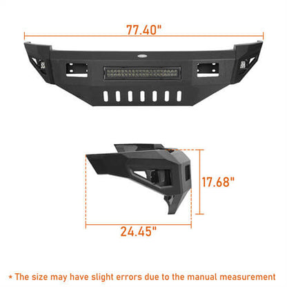 Road Trip Front & Rear Bumper For 2010-2018 Ram 2500 - Ultralisk4x4
