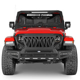 Rock Crawler Front Bumper For 2018-2024 Jeep Wrangler JL 2020-2024 GLadiator JT - Ultralisk4x4-u3065-2