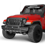 Rock Crawler Front Bumper For 2018-2024 Jeep Wrangler JL 2020-2024 GLadiator JT - Ultralisk4x4-u3065-3