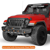 Rock Crawler Front Bumper For 2018-2024 Jeep Wrangler JL 2020-2024 GLadiator JT - Ultralisk4x4-u3065-5