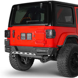 Rock Crawler Rear Bumper For 2018-2024 Jeep Wrangler JL - Ultralisk4x4-u3066-3