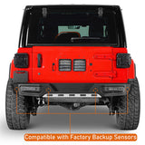 Rock Crawler Rear Bumper For 2018-2024 Jeep Wrangler JL - Ultralisk4x4-u3066-6