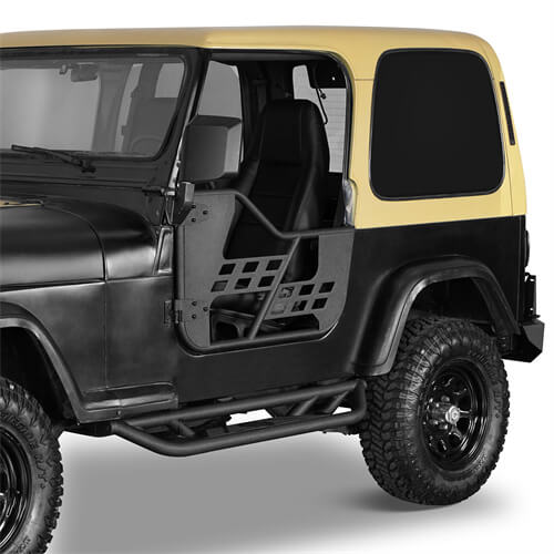 Rock Crawler Tubular Door Guards For 1987-1995 Jeep Wrangler YJ - Ultralisk4x4 -u1063s-2